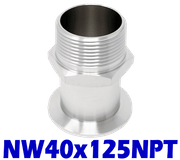 NW40 to 1.25" NPT, Male (NW40x125NPT) - Chemtech Scientific Incorporated