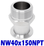 NW40 to 1.50" NPT, Male (NW40x150NPT) - Chemtech Scientific Incorporated