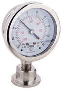NW40 to Compound Vacuum/Pressure Gauge (NW40-150-CG)