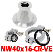 NW40 To NW16 Reducer (NW40x16 - CR - VE) - Chemtech Scientific Incorporated