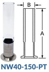 NW40 to Pyrex Tube NW40 - 150 - PT - Chemtech Scientific Incorporated