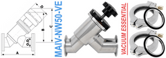 NW50 Manual Angle Inline Valve (MAIV - NW50 - VE) - Chemtech Scientific Incorporated