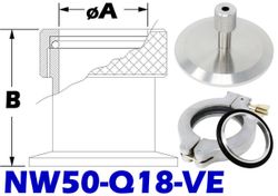 NW50 Quick Coupling To 3/16 Tube Size (NW50-Q18-VE)