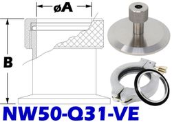 NW50 Quick Coupling To 5/16 Tube Size (NW50-Q31-VE)