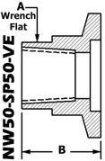 NW50 To 1/2" NPT (Female) NW50-SP50-VE