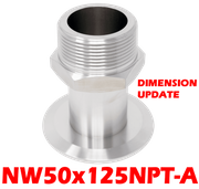 NW50 to 1.25" Male NPT (NW50x125NPT-A)