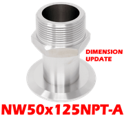 NW50 to 1.25" Male NPT (NW50x125NPT - A) - Chemtech Scientific Incorporated