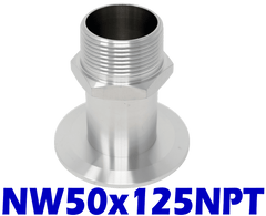 NW50 to 1.25" NPT Male (NW50x125NPT) - Chemtech Scientific Incorporated
