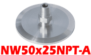 NW50 to 1/4" Male NPT (NW50x25NPT-A)