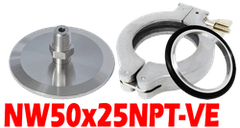 NW50 to 1/4" Male NPT (NW50x25NPT - VE) - Chemtech Scientific Incorporated