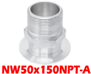 NW50 to 1.50" Male NPT (NW50x150NPT - A) - Chemtech Scientific Incorporated