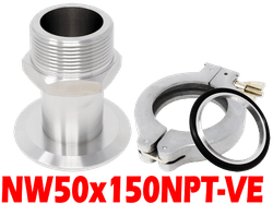 NW50 to 1.50 Male NPT (NW50x150NPT-VE)