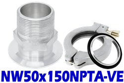 NW50 to 1.50 Male NPT (NW50x150NPTA - VE) - Chemtech Scientific Incorporated