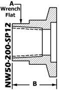 NW50 To 1/8" NPT (Female) NW50 - 200 - SP12 - Chemtech Scientific Incorporated
