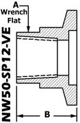 NW50 To 1/8" NPT (Female) NW50 - SP12 - VE - Chemtech Scientific Incorporated