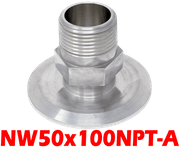 NW50 to 1" Male NPT (NW50x100NPT-A)