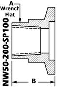 NW50 To 1" NPT (Female) NW50 - 200 - SP100 - Chemtech Scientific Incorporated