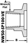 NW50 To 1 NPT (Female) NW50 - SP100 - VE - Chemtech Scientific Incorporated