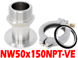 NW50 to 1.50 Male NPT (NW50x150NPT-VE)