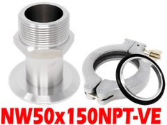 NW50 to 1.50 Male NPT (NW50x150NPT-VE)