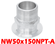 NW50 to 1.50" Male NPT (NW50x150NPT-A)