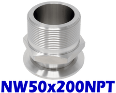NW50 to 2" Male NPT (NW50x200NPT) - Chemtech Scientific Incorporated