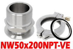 NW50 To 2 Male NPT (NW50x200NPT - VE) - Chemtech Scientific Incorporated