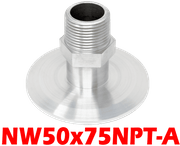 NW50 to 3/4" Male NPT (NW50x75NPT - A) - Chemtech Scientific Incorporated
