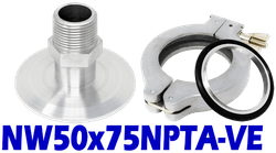 NW50 to 3/4" Male NPT (NW50x75NPTA - VE) - Chemtech Scientific Incorporated