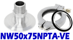 NW50 to 3/4" Male NPT (NW50x75NPTA - VE) - Chemtech Scientific Incorporated