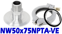 NW50 to 3/4" Male NPT (NW50x75NPTA-VE)