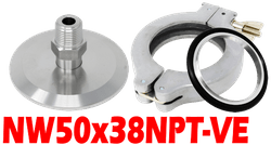 NW50 to 3/8" Male NPT (NW50x38NPT-VE)