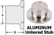 NW50 Unbored Stub Aluminum (NW50 - 200 - UA) - Chemtech Scientific Incorporated