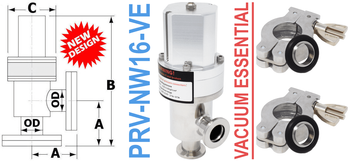 NW16 Pneumatic Angle Valve (PRV-NW16-VE)