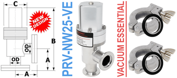 NW25 Pneumatic Angle Valve (PRV-NW25-VE)