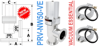 NW50 Pneumatic Angle Valve (PRV-NW50-VE)