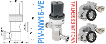 Pneumatic Inline Valve NW16 Ports (PIV-NW16-VE)