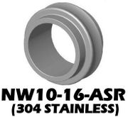 Stainless Adaptive Centering Ring NW10 to NW16 (NW10-16-ASR)