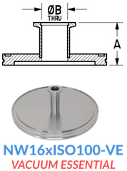 Straight Reducer (NW16xISO160 - VE) - Chemtech Scientific Incorporated