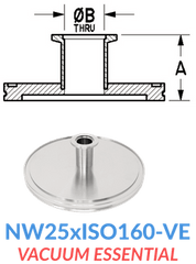 Straight Reducer (NW25xISO160 - VE) - Chemtech Scientific Incorporated