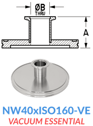 Straight Reducer (NW40xISO160 - VE) - Chemtech Scientific Incorporated
