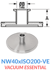 Straight Reducer (NW40xISO200 - VE) - Chemtech Scientific Incorporated