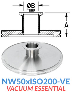 Straight Reducer (NW50xISO200 - VE) - Chemtech Scientific Incorporated