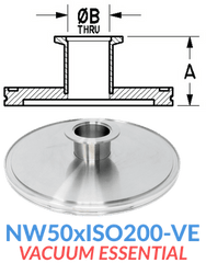 Straight Reducer (NW50xISO200 - VE) - Chemtech Scientific Incorporated