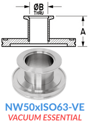 Straight Reducer (NW50xISO63 - VE) - Chemtech Scientific Incorporated