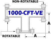 Tee, 10.00" OD Conflat 1000 - CFT - VE - Chemtech Scientific Incorporated