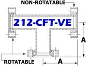 Tee, 2.12" OD Conflat 212 - CFT - VE - Chemtech Scientific Incorporated