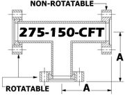 Tee, 2.75" OD Conflat 275 - 150 - CFT - Chemtech Scientific Incorporated