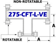 Tee, 2.75" OD Conflat (Long) 275-CFT-L-VE