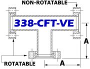Tee, 3.38" OD Conflat 338 - CFT - VE - Chemtech Scientific Incorporated